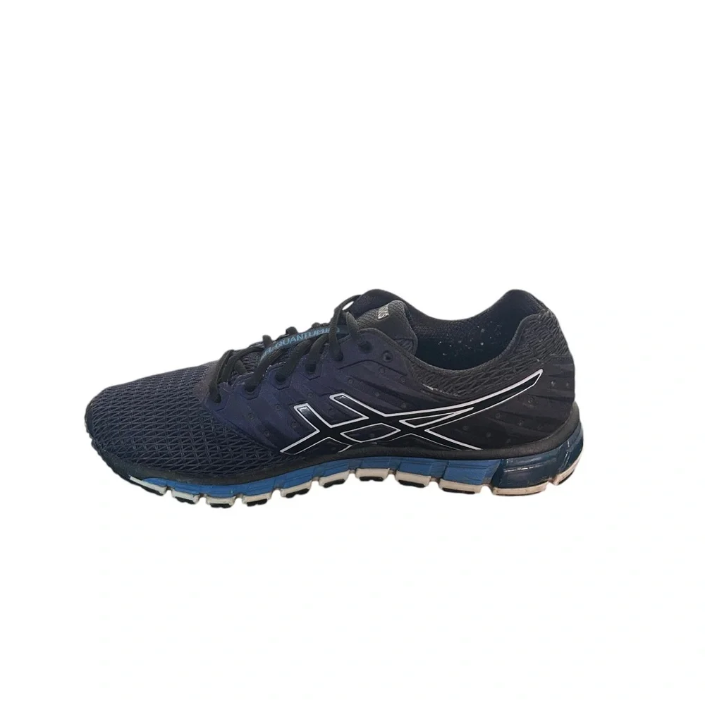 ASICS Gel-Quantum 180 2 Men's Black Blue T6G2N Running Shoes Size 10 - Picture 10 of 14